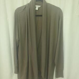 Athleta Tan Knit Cardigan Wrap Size Large